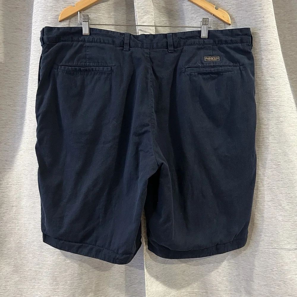 Vintage Polo‎ Ralph Lauren Shorts Mens 42 Reversible Blue Plaid Madras